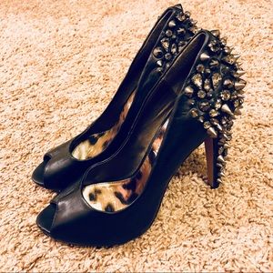 Sam Edelman Lorissa Leather Studded Heels 8.5